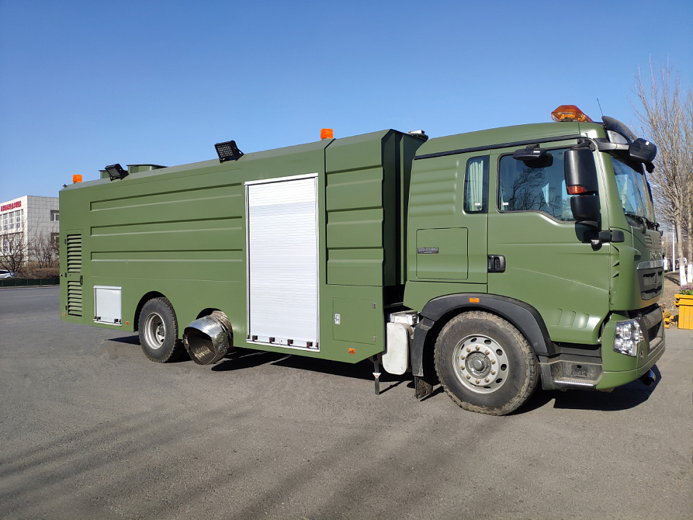 热吹式除雪车  吹雪车