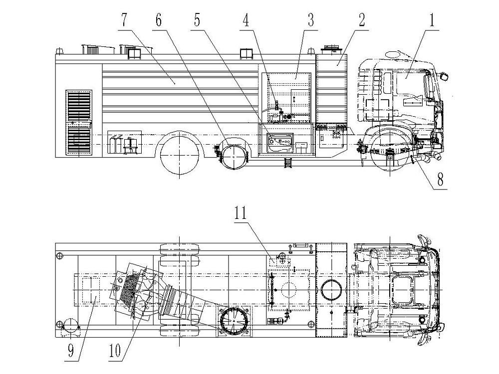 热吹式除雪车 吹雪车